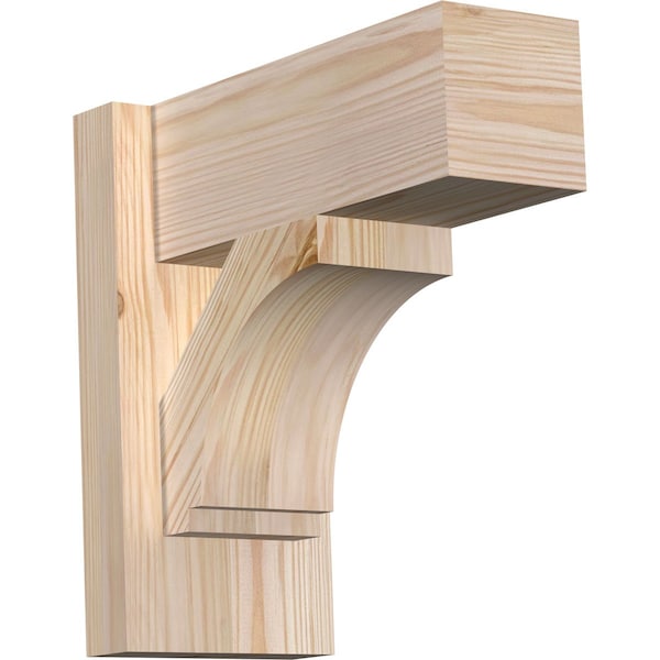 Ekena Millwork Imperial Block Smooth Outlooker, Douglas Fir, 5 1/2"W x 12"D x 12"H OUT06X12X12IMP05SDF - main